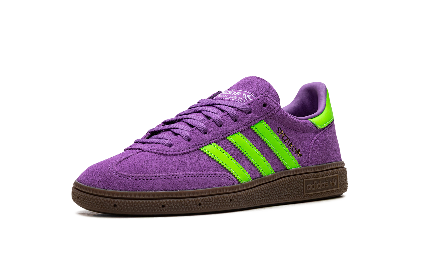 Handball Spezial Elastic WMNS "Active Purple Solar Green"
