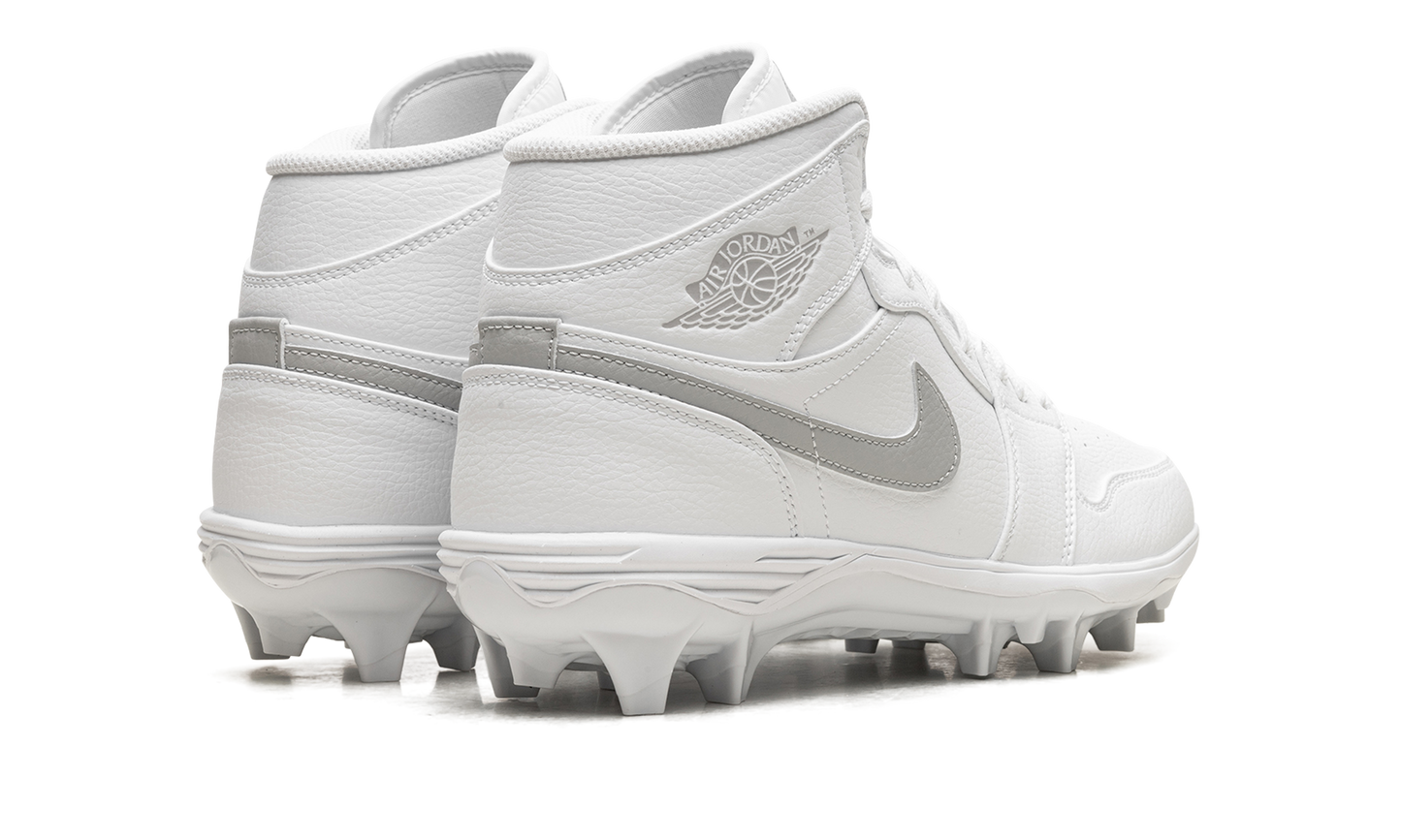 Jordan 1 Mid TD Cleat "White Grey Fog" FJ6805 101