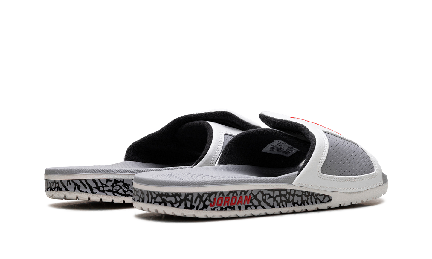 Air Jordan Hydro 3 Retro Slide "White Cement" 854556 101