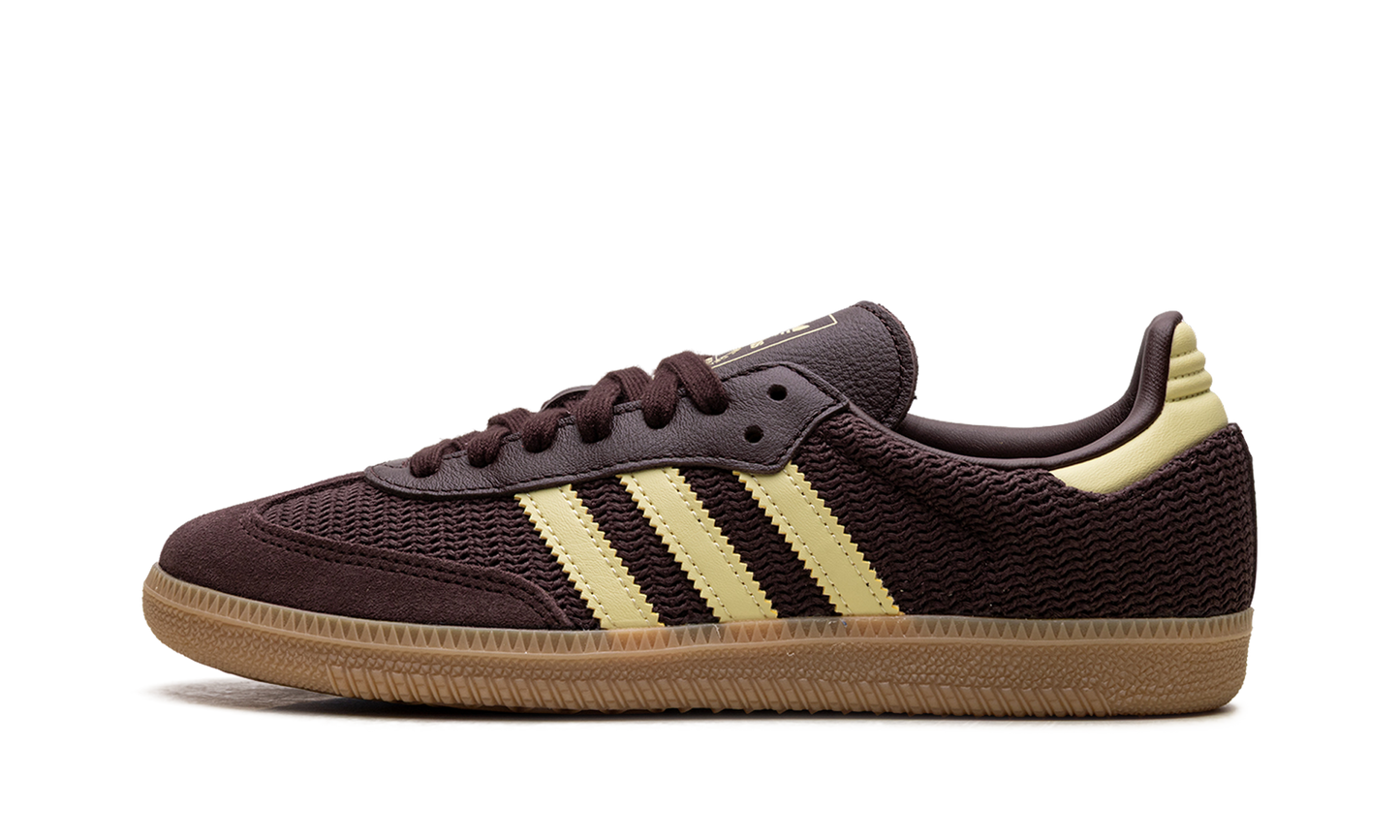 Samba OG WMNS "Shadow Brown Powder Yellow"