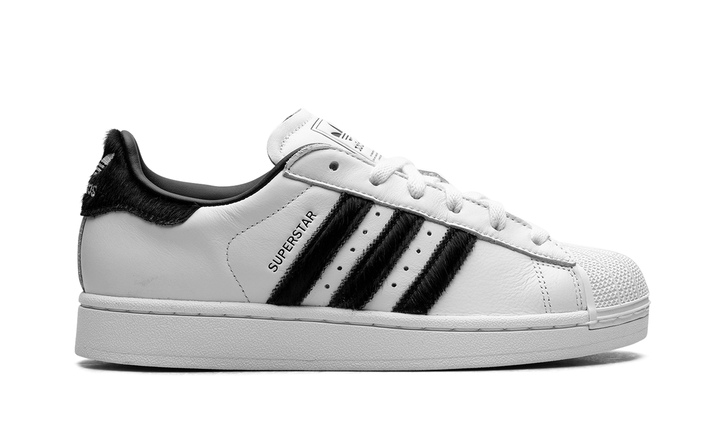 Superstar II WMNS "White Black Pony Hair"