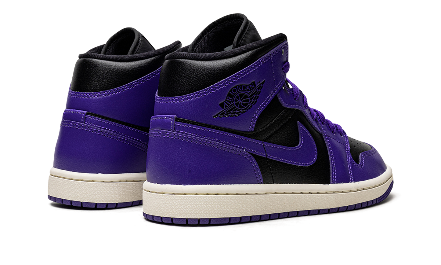 JORDAN 1 MID WMNS "Black/Purple" BQ6472 051