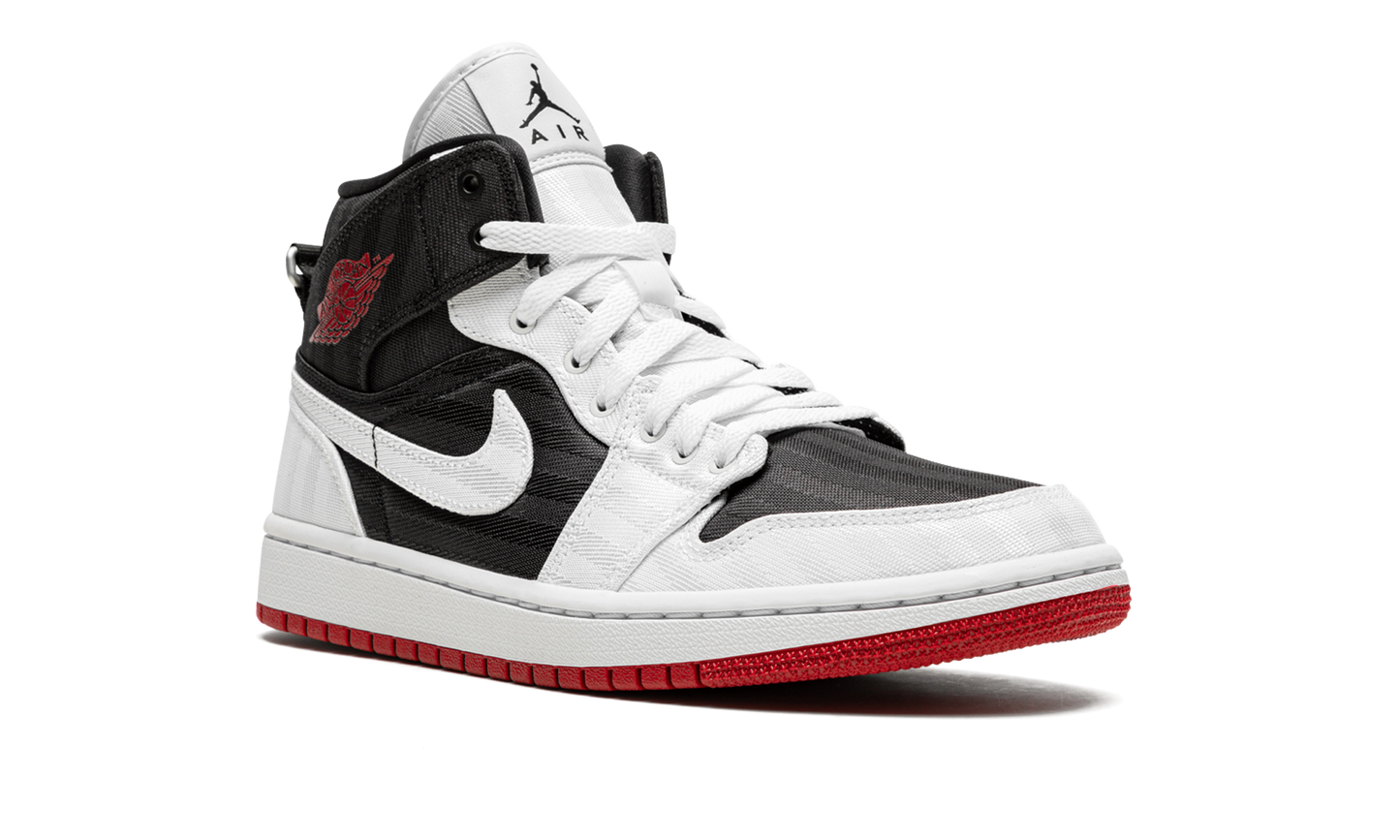 AIR JORDAN 1 MID SE UTL WMNS "White / Black / Gym Red" DD9338 016